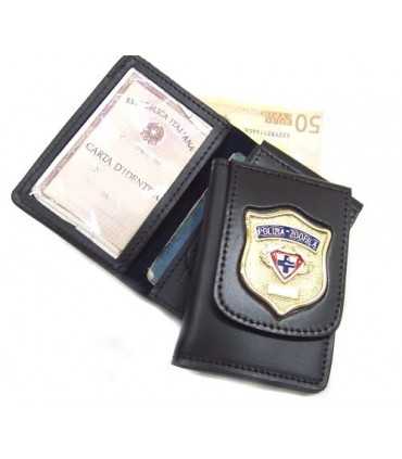 Portafoglio Vega Holster cuoio 1WD37 polizia zoofila enpa ente nazionale protezione animali