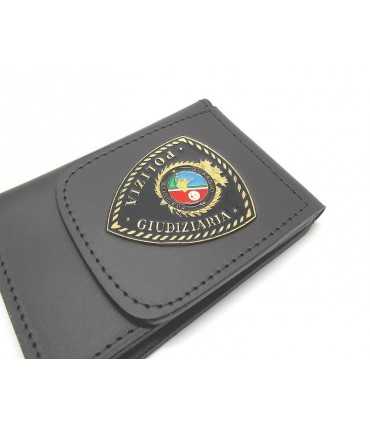 Portafoglio Vega Holster cuoio 1WD44 Guardia Costiera Polizia Giudiziaria