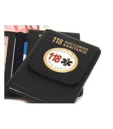 Portafoglio Vega cuoio 1WD55 soccorso sanitario 118