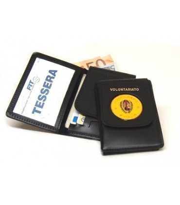 Portafoglio Vega Holster cuoio 1WD59 con placca misericordia