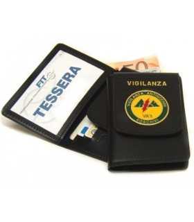 Portafoglio Vega cuoio 1WD96 vigilanza antincendio