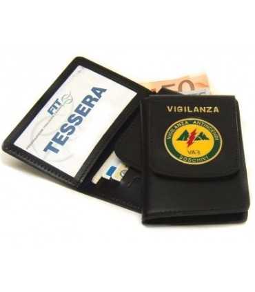 Portafoglio Vega cuoio 1WD96 vigilanza antincendio