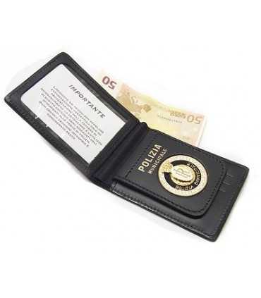 Portafoglio Vega cuoio 1WE41 polizia municipale