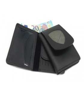 Portafoglio Vega Holster cuoio con porta placca per placca triangolare