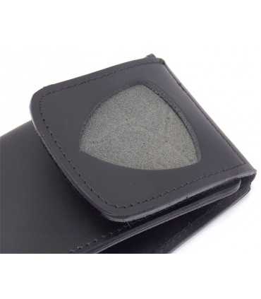 Portafoglio Vega Holster cuoio con porta placca per placca triangolare