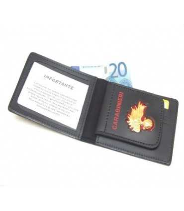 Portafoglio Vega pelle 1WE00 con placca carabinieri