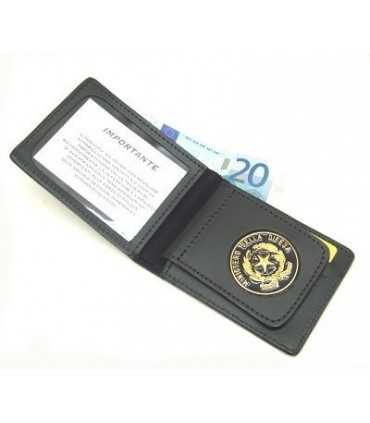 Portafoglio Vega Holster pelle 1WE84 con placca ministero della difesa