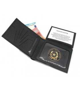 Portafoglio Vega pelle 1WG84 con placca Ministero della Difesa