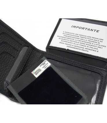 Portafoglio Vega pelle 1WG84 con placca Ministero della Difesa