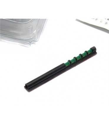 Green fiber optic sight bead for hunting