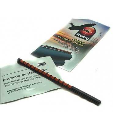 Mirino Ruby tiro fibra ottica rossa
