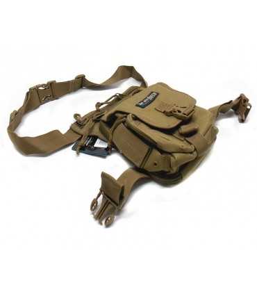 Borsa Barbaric nylon cosciale porta pistola