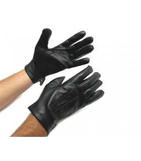 Guanti in pelle sfoderata uomo di colore nero