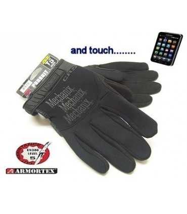 Mechanix guanti da perquisizione CR5 Antitaglio Touch - Tec