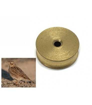 Richiamo allodola in ottone tornito