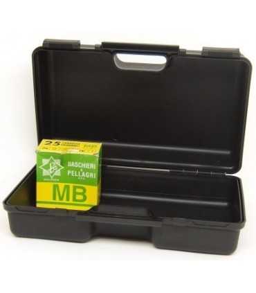 Valigetta plastica per 200 cartucce da tiro o caccia