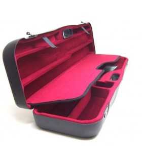 Valigetta in abs per fucile e canna di ricambio con divisori