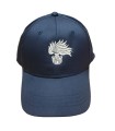 Berretto in cotone tipo baseball con ricamo Fiamma Carabinieri Argento Oro CC