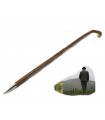 Bastone in castagno con punta in metallo da tartufi
