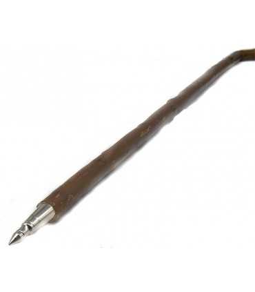 Bastone in castagno con punta in metallo da tartufi