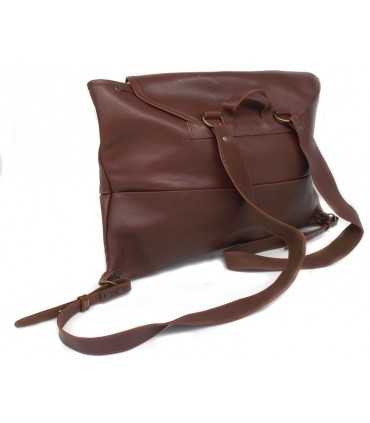 Zaino caccia Delfiero in cuoio chiusura con laccetti