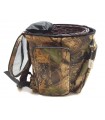 RD25 - Zaino in nylon camo per funghi con gerla in vimini Ra Sport