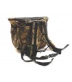 Zaino in nylon camo per funghi con gerla in vimini Ra Sport