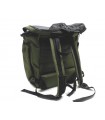 Zaino in nylon verde per funghi con gerla in vimini Ra Sport