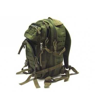 Zaino tattico in nylon verde Exagon