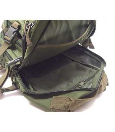Zaino tattico in nylon verde Exagon