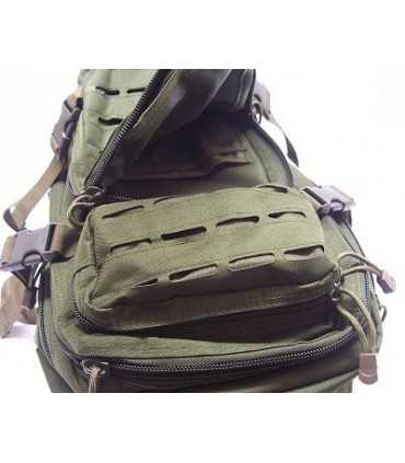 Zaino tattico in nylon verde Exagon