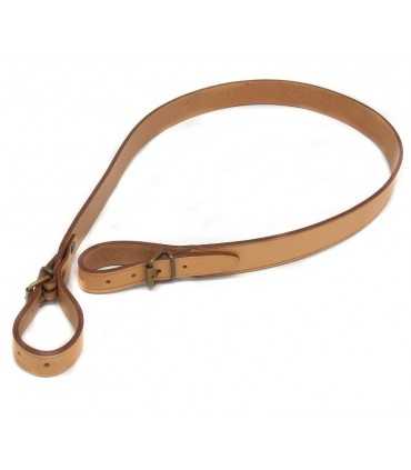 Bretella_Delfiero_porta_fucile_in_cuoio_vacchetta_naturale_conciata_al_vegetale1