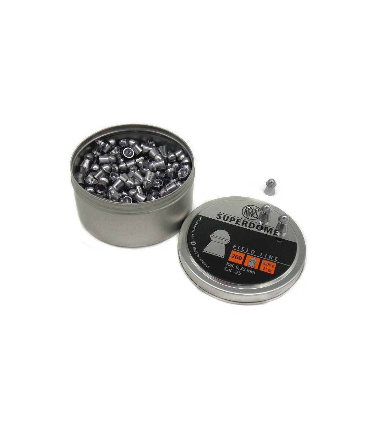 RWs Superdome 6,35 caliber pellets for compressed air rifle