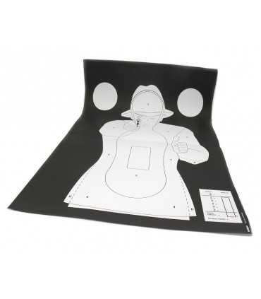 Sagoma_Bianca_Kruger_bersaglio_Police_Pistol_71x51_cm___