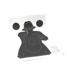 Sagoma_Nera_Kruger_bersaglio_Police_Pistol_71x51_cm__