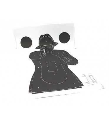 Sagoma_Nera_Kruger_bersaglio_Police_Pistol_71x51_cm__