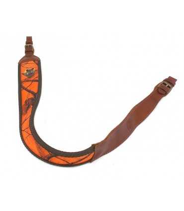 Bretella_Wild_Zone_in_cuoio_e_neoprene_per_carabina__