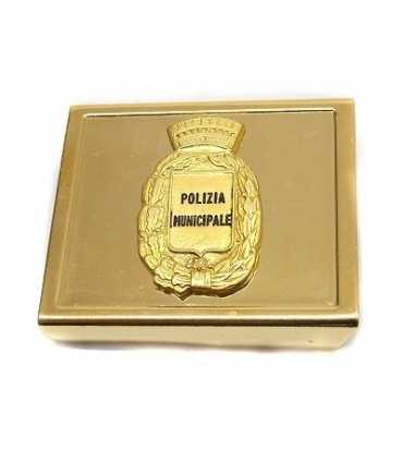 Fibbia_con_fregio_Polizia_Municipale_con_un_piolo_per_cinturone