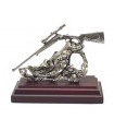 Statuetta_in_peltro_carabina_