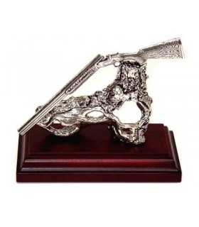 Statuetta_in_peltro_fucile_