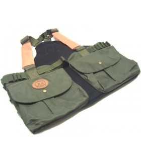 Gilet_trisacca_Nylon_Verde_da_caccia_Ra_Sport