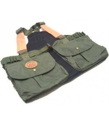 Gilet_trisacca_Nylon_Verde_da_caccia_Ra_Sport