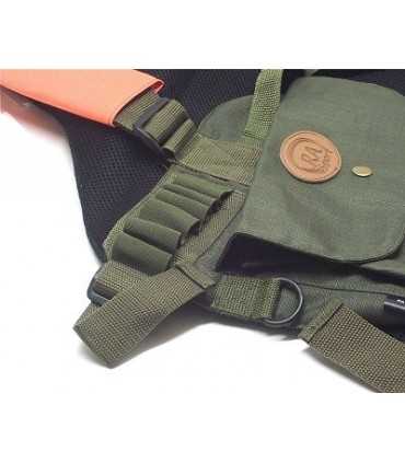 Gilet_trisacca_Nylon_Verde_da_caccia_Ra_Sport4