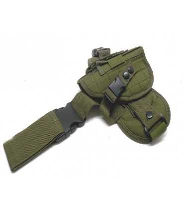 Fondina_cosciale_nylon_verde_per_Beretta_92_98