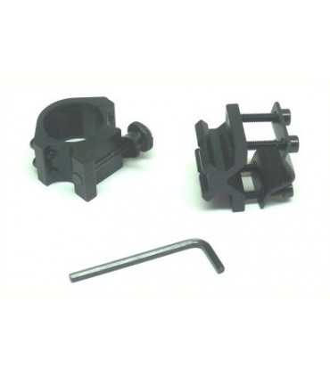 Supporto_attacco_metallo_per_torcia_laser_o_cannocchiale