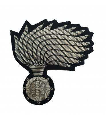 Nuovo Fregio fiamma Argento per Appuntato Scelto Qualifica Speciale QS Carabinieri da Berretto divisa