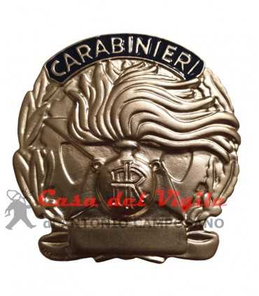 Placca distintivo Opaco Carabinieri Argento Oro con clip da cintura portafoglio taschino portaplacca collo