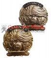 Placca distintivo Opaco Carabinieri Argento Oro con clip da cintura portafoglio taschino portaplacca collo