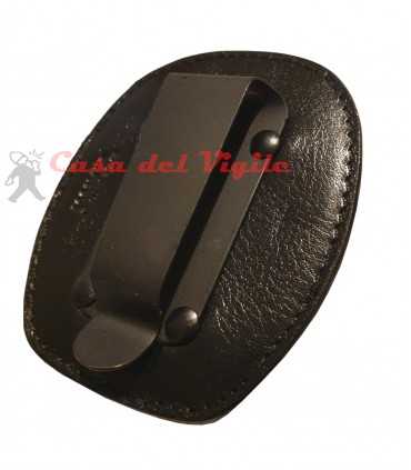 Porta placca da cintura o da collo ASCOT con placca estraibile in metallo Carabinieri Argento o Oro