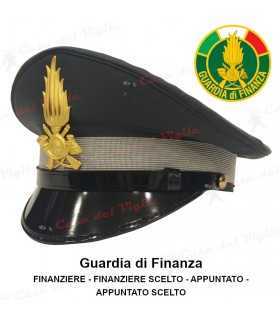 Berretto Finanziere Finanziere scelto Appuntato Appuntato scelto Guardia di Finanza DIADEMA con soggolo in cuoio pelle GDF